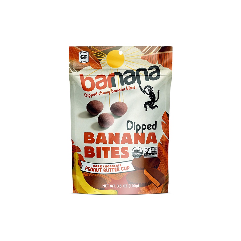 Dipped Banana Bites & Dark Chocolate